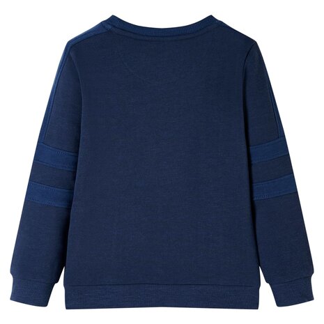 Kindertrui 116 gemêleerd marineblauw 2