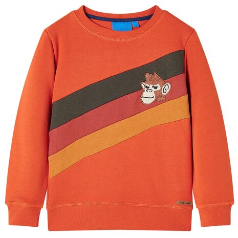 Kindertrui 128 oranje 1