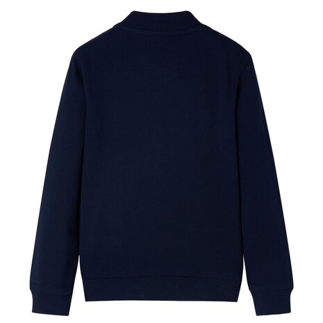 Kindervest met rits 92 marineblauw 2