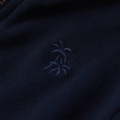 Kindervest met rits 92 marineblauw 5