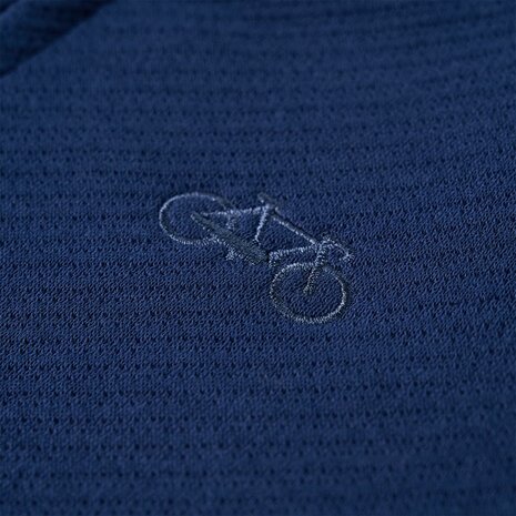 Kindervest met rits 128 marineblauw 4