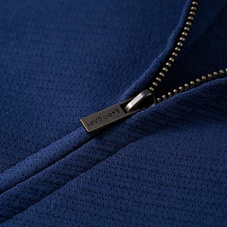 Kindervest met rits 128 marineblauw 5
