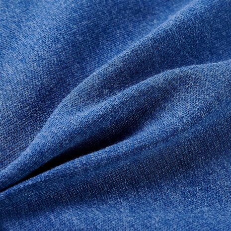 Kindervest met capuchon en rits 116 gemêleerd donkerblauw 7