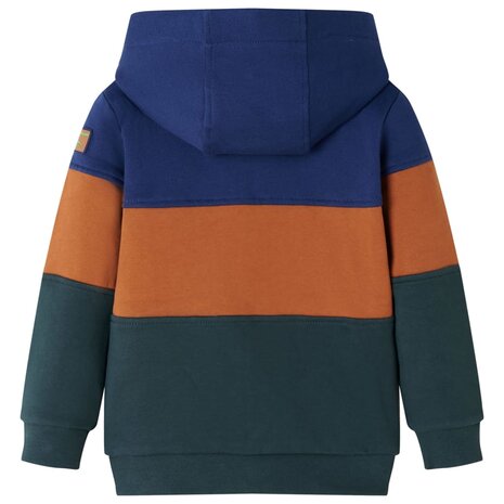 Kindervest met capuchon en rits 116 2