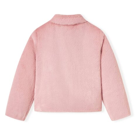 Kinderjas 116 kunstvacht roze 2