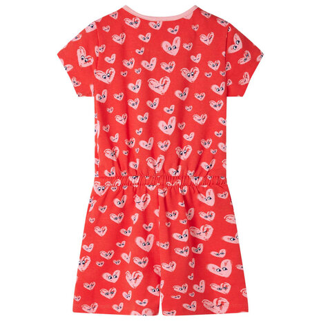 Kinderjumpsuit 92 rood 2