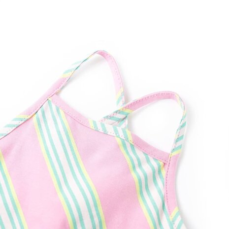 Kinderjurk zonder mouwen met trekkoord 140 roze 3