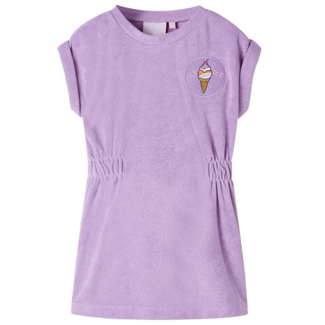 Kinderjurk 116 lila 1