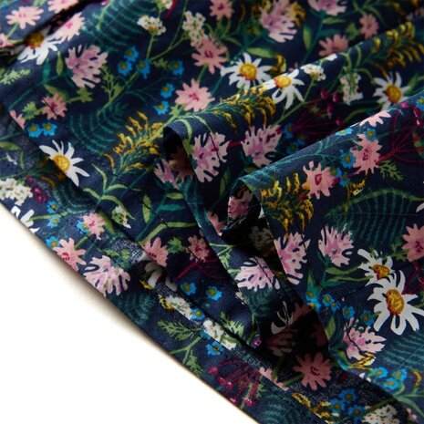 Kinderjurk met lange mouwen 92 donkerblauw 6
