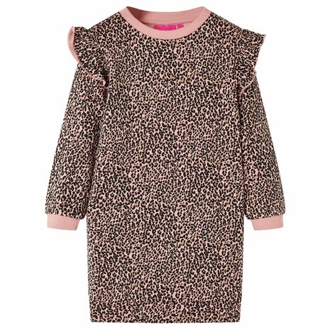 Kinderjurk 104 middelroze 1