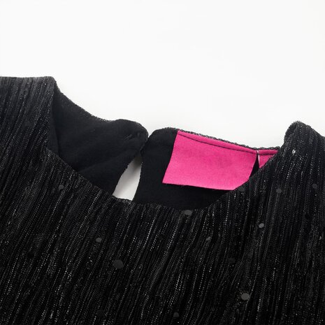 Kinderjurk met lange mouwen 104 zwart 3