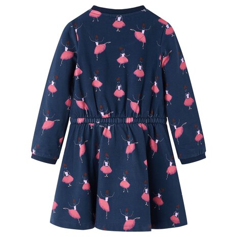 Kinderjurk 92 blauw 2