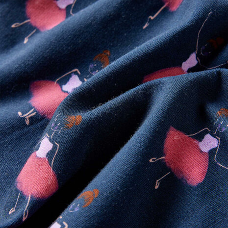 Kinderjurk 92 blauw 8