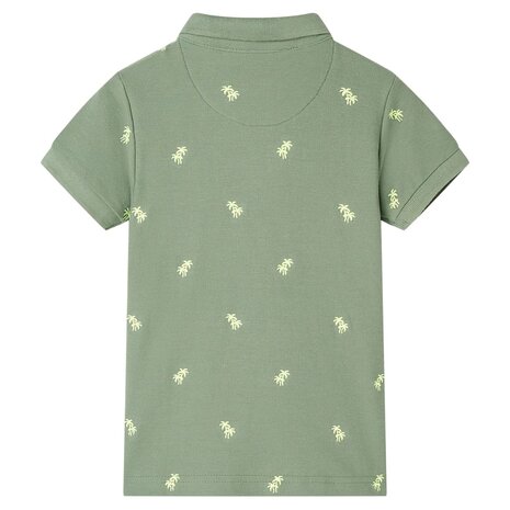 Kinderpoloshirt 116 kakikleurig 2