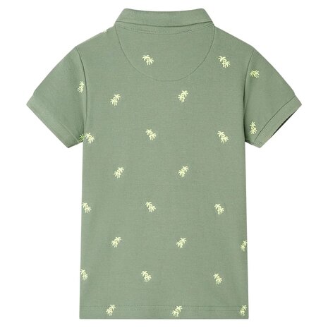 Kinderpoloshirt 140 kakikleurig 2