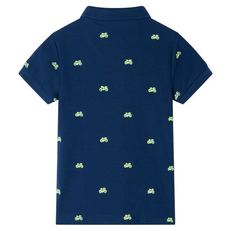 Kinderpoloshirt 92 marineblauw 2