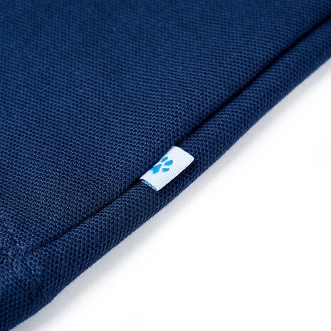 Kinderpoloshirt 140 marineblauw 5