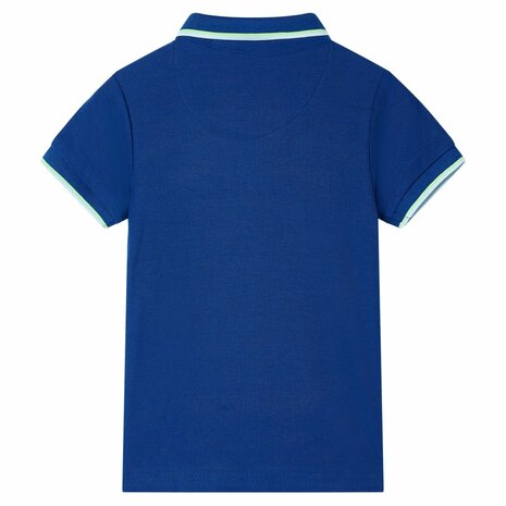 Kinderpoloshirt 104 donkerblauw 2