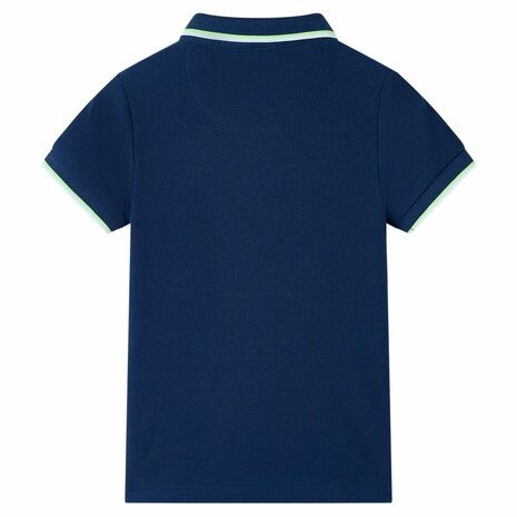 Kinderpoloshirt 92 marineblauw 2