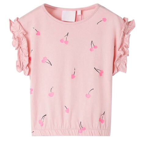 Kindershirt 140 lichtroze 1