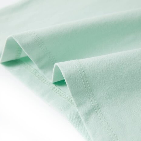 Kindershirt met kapmouwen 128 lichtmintkleur 6