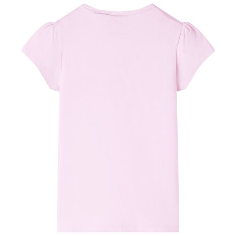 Kindershirt 92 lichtroze 2
