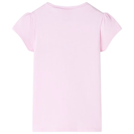 Kindershirt 128 lichtroze 2