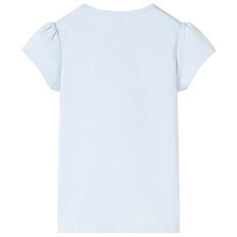 Kindershirt 116 lichtblauw 2