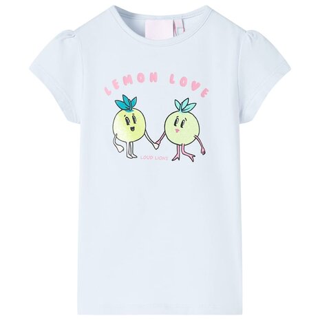 Kindershirt 140 lichtblauw 1