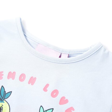 Kindershirt 140 lichtblauw 3