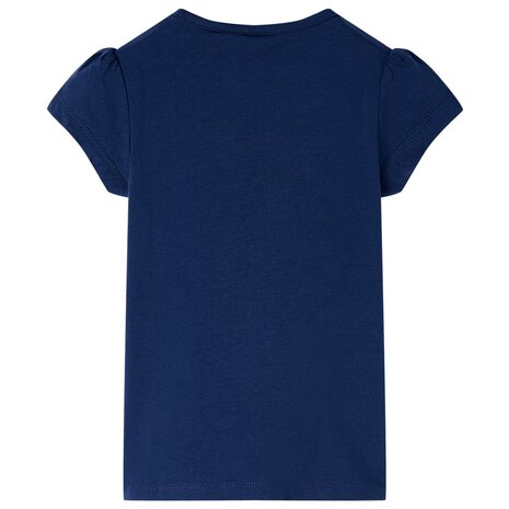 Kindershirt 116 marineblauw 2