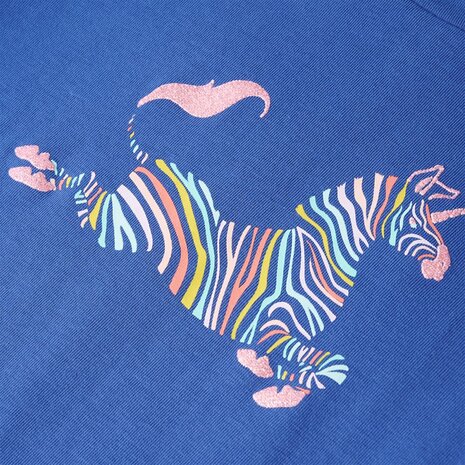 Kindershirt 92 kobaltblauw 4