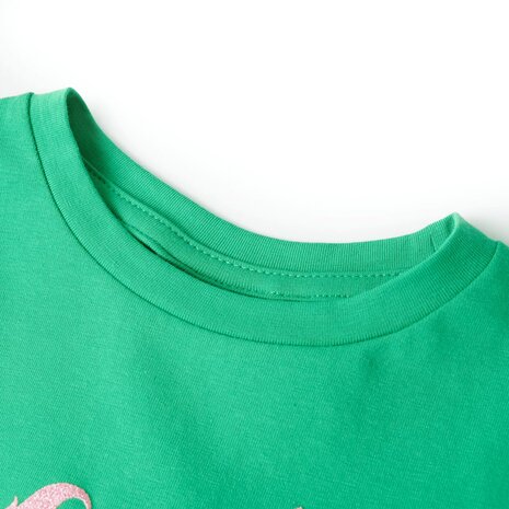Kindershirt 104 groen 3