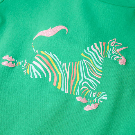 Kindershirt 140 groen 4