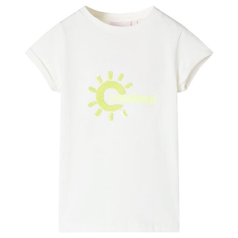 Kindershirt 128 ecru 1