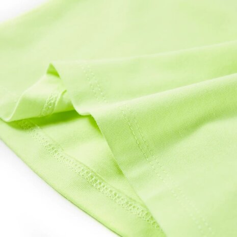 Kindershirt 92 fluorescerend geel 6