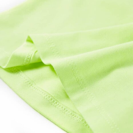 Kindershirt 140 fluorescerend geel 6
