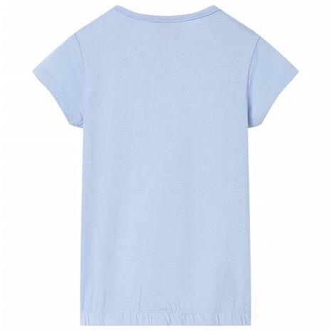 Kindershirt 128 blauw 2