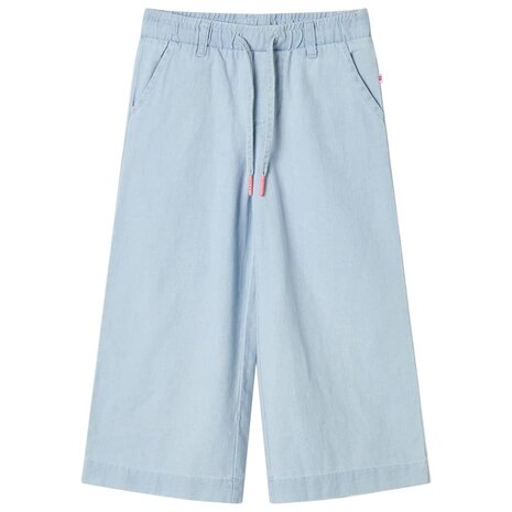 Kinderbroek 128 zachtdenimblauw 1