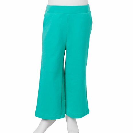 Kinderbroek met wijde pijpen 104 mintkleurig 8