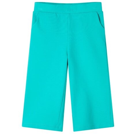Kinderbroek met wijde pijpen 116 mintkleurig 1