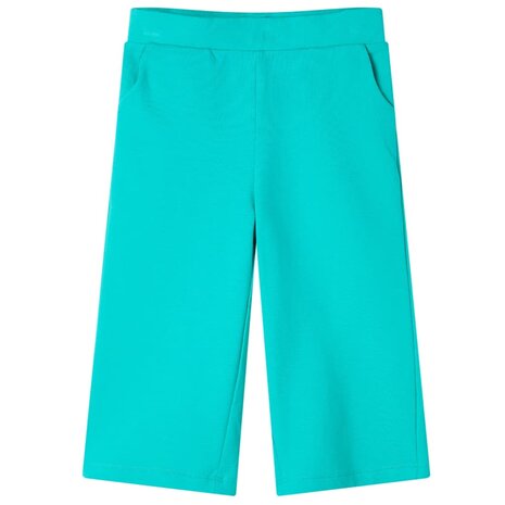 Kinderbroek met wijde pijpen 128 mintkleurig 1