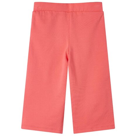 Kinderbroek met wijde pijpen 92 koraalkleurig 2