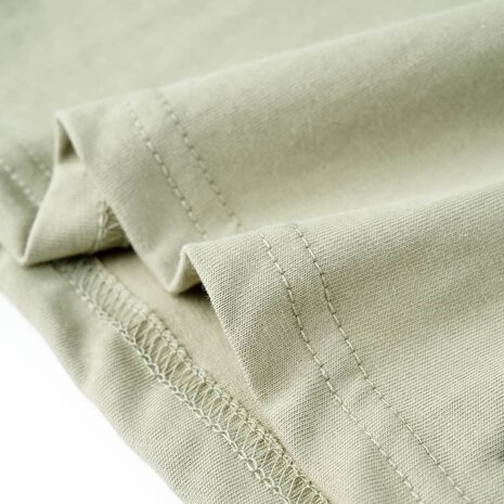 Kindershirt met korte mouwen 140 lichtkakikleurig 6