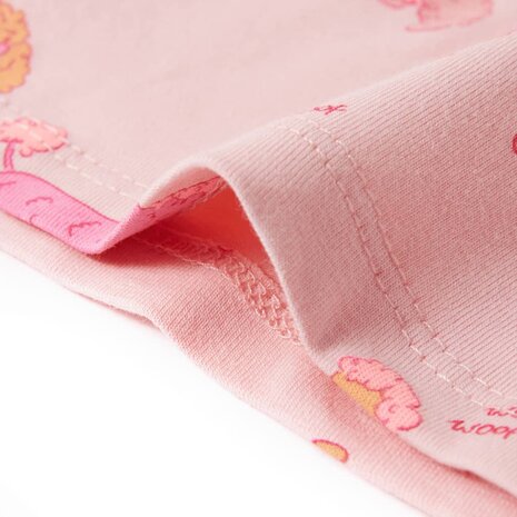 Kinderpyjama met korte mouwen 116 lichtroze 7