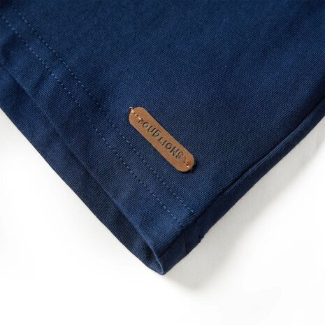 Kindershirt met lange mouwen 92 marineblauw 5