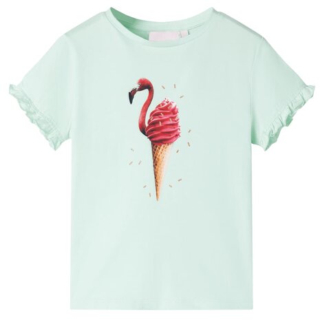 Kindershirt 92 lichtmint 1
