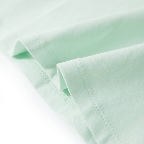 Kindershirt 104 lichtmintkleurig 7