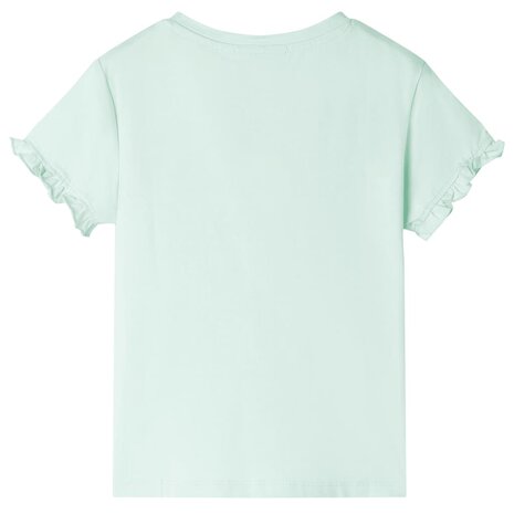 Kindershirt 128 lichtmint 2