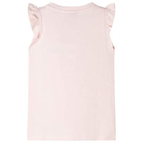 Kindershirt met ruches aan de mouwen 92 zachtroze 2